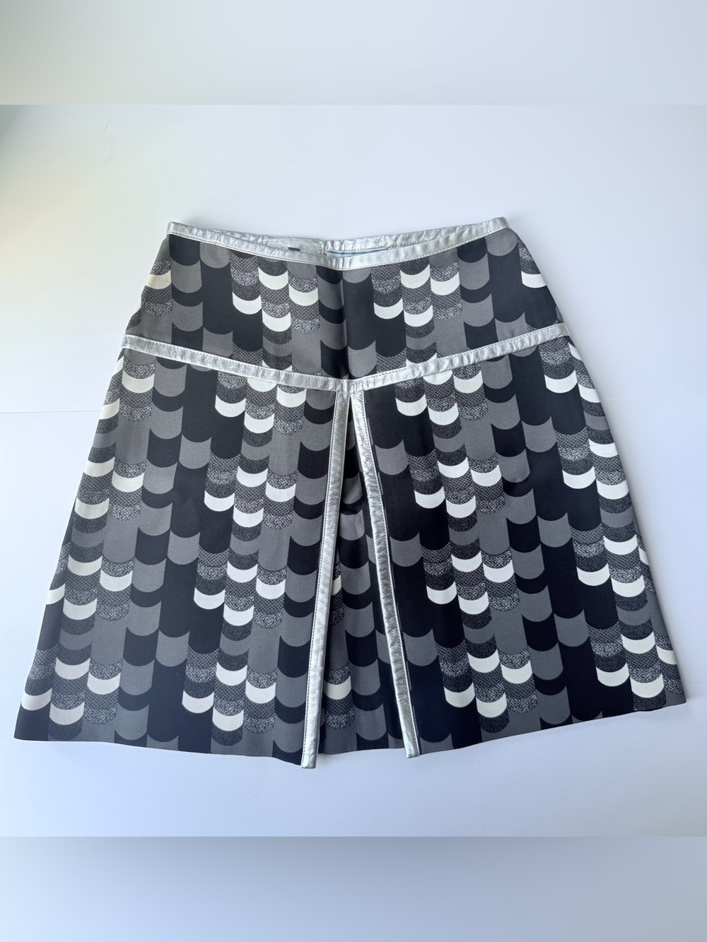 Prada Wool Pleat Skirt